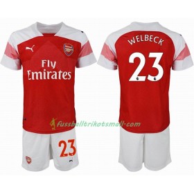 Fußballtrikots Arsenal WELBECK 23 Kinder 2018-2019 Kurzarm Heimtrikotsatz kaufen